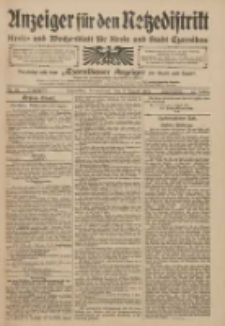Anzeiger f&uuml;r den Netzedistrikt Kreis- und Wochenblatt f&uuml;r den Kreis und Stadt Czarnikau 1909.08.07 Jg.57 Nr91