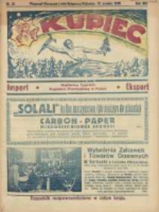 Kupiec: najstarszy tygodnik kupiecko - przemysłowy w Polsce 1928.12.22 R.22 Nr51