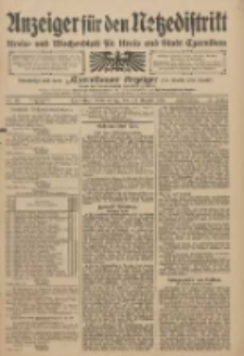 Anzeiger f&uuml;r den Netzedistrikt Kreis- und Wochenblatt f&uuml;r den Kreis und Stadt Czarnikau 1909.08.12 Jg.57 Nr93