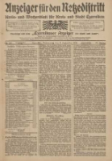 Anzeiger für den Netzedistrikt Kreis- und Wochenblatt für den Kreis und Stadt Czarnikau 1909.09.09 Jg.57 Nr105