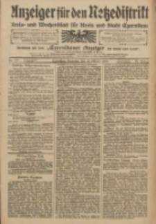 Anzeiger f&uuml;r den Netzedistrikt Kreis- und Wochenblatt f&uuml;r den Kreis und Stadt Czarnikau 1909.10.19 Jg.57 Nr122