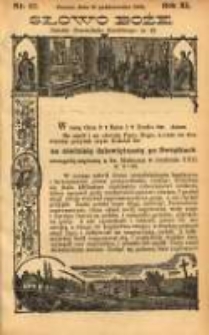 Słowo Boże: dodatek do Przewodnika Katolickiego R.11. 1908 Nr.42