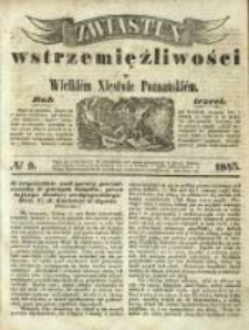Zwiastun Wstrzemięźliwości w Wielkiem Księstwie Poznańskiem. R. 3. 1845, nr 9