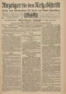Anzeiger für den Netzedistrikt Kreis- und Wochenblatt für den Kreis und Stadt Czarnikau 1909.11.16 Jg.57 Nr134