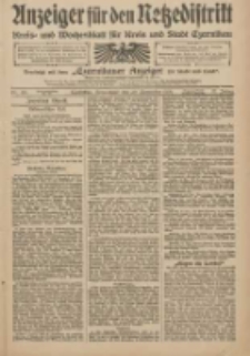 Anzeiger für den Netzedistrikt Kreis- und Wochenblatt für den Kreis und Stadt Czarnikau 1909.11.20 Jg.57 Nr135