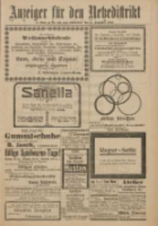 Anzeiger f&uuml;r den Netzedistrikt Kreis- und Wochenblatt f&uuml;r den Kreis und Stadt Czarnikau 1909.12.11 Jg.57 Nr144