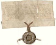 [Poświadczenie sprzedaży na wyderkaf przez Uriela Górkę, prepozyta poznańskiego i gnieźnieńskiego, ośmiu grzywien czynszu rocznego Marcinowi, dziedzicowi i plebanowi z Wytomyśla i altarzyście kolegiaty kórnickiej].