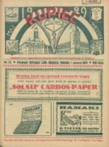 Kupiec: najstarszy tygodnik kupiecko - przemysłowy w Polsce 1929.06.01 R.23 Nr22
