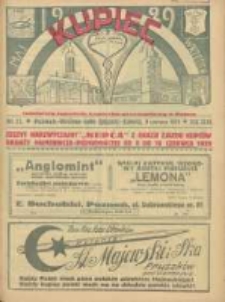 Kupiec: najstarszy tygodnik kupiecko - przemysłowy w Polsce 1929.06.08 R.23 Nr23; Zeszyt Nadzwyczajny "Kupca" z okazji Zjazdu Kupców Branży Papierniczo-Piśmienniczej od 8 do10 czerwca 1929