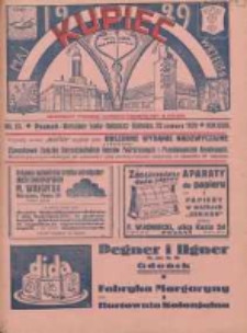 Kupiec: najstarszy tygodnik kupiecko - przemysłowy w Polsce 1929.06.22 R.23 Nr25