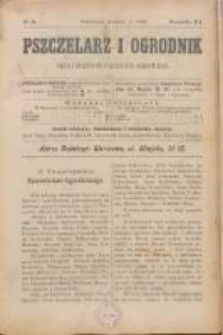 Pszczelarz i Ogrodnik : organ Towarzystwa Pszczelniczo-Ogrodniczego. R. 3. 1899, nr 8