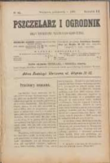 Pszczelarz i Ogrodnik : organ Towarzystwa Pszczelniczo-Ogrodniczego. R. 3. 1899, nr 10