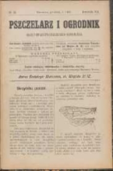 Pszczelarz i Ogrodnik : organ Towarzystwa Pszczelniczo-Ogrodniczego. R. 3. 1899, nr 12