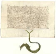 [Potwierdzenie sprzedaży wsi Lęgniszewo przez braci Świętosława i Marcina klasztorowi cystersów w Łeknie.]