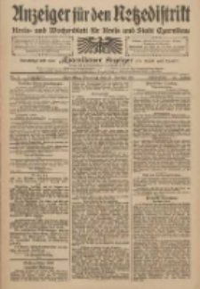 Anzeiger für den Netzedistrikt Kreis- und Wochenblatt für Kreis und Stadt Czarnikau 1910.01.18 Jg.58 Nr8