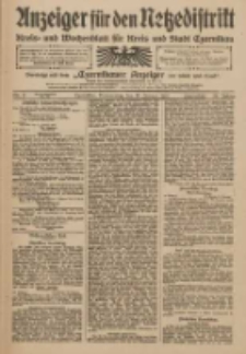 Anzeiger für den Netzedistrikt Kreis- und Wochenblatt für Kreis und Stadt Czarnikau 1910.01.18 Jg.58 Nr9