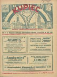 Kupiec: najstarszy tygodnik kupiecko - przemysłowy w Polsce 1929.07.06 R.23 Nr27