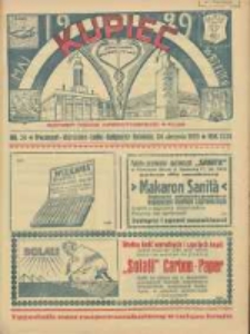 Kupiec: najstarszy tygodnik kupiecko - przemysłowy w Polsce 1929.08.24 R.23 Nr34