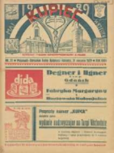Kupiec: najstarszy tygodnik kupiecko - przemysłowy w Polsce 1929.08.31 R.24 Nr35
