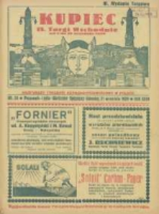 Kupiec: najstarszy tygodnik kupiecko - przemysłowy w Polsce; IX Targi Wschodnie od 7 do 19 września; III Wydanie Targowe 1929.09.21 R.23 Nr38