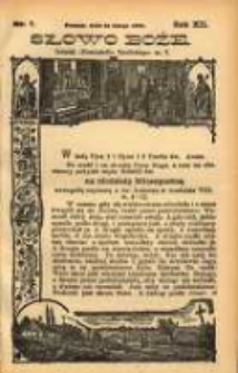 Słowo Boże: dodatek do Przewodnika Katolickiego R.12. 1909 Nr.7