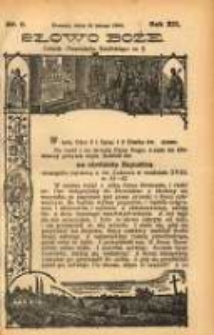 Słowo Boże: dodatek do Przewodnika Katolickiego R.12. 1909 Nr.8