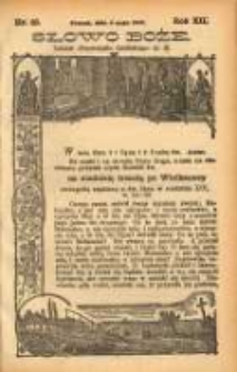 Słowo Boże: dodatek do Przewodnika Katolickiego R.12. 1909 Nr.18