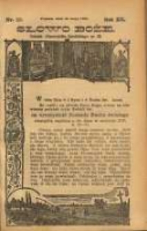 Słowo Boże: dodatek do Przewodnika Katolickiego R.12. 1909 Nr.22
