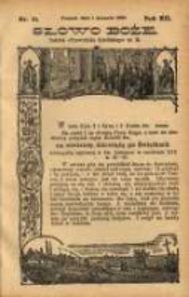Słowo Boże: dodatek do Przewodnika Katolickiego R.12. 1909 Nr.31
