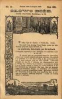 Słowo Boże: dodatek do Przewodnika Katolickiego R.12. 1909 Nr.32