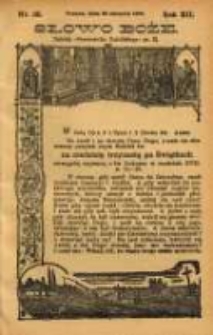 Słowo Boże: dodatek do Przewodnika Katolickiego R.12. 1909 Nr.35