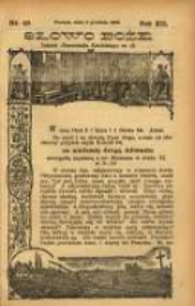 Słowo Boże: dodatek do Przewodnika Katolickiego R.12. 1909 Nr.49