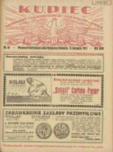 Kupiec: najstarszy tygodnik kupiecko - przemysłowy w Polsce 1929.11.16 R.23 Nr46