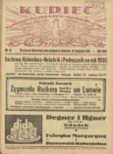 Kupiec: najstarszy tygodnik kupiecko - przemysłowy w Polsce 1929.11.30 R.23 Nr48