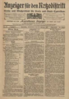Anzeiger für den Netzedistrikt Kreis- und Wochenblatt für Kreis und Stadt Czarnikau 1910.02.26 Jg.58 Nr25