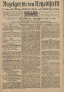 Anzeiger für den Netzedistrikt Kreis- und Wochenblatt für Kreis und Stadt Czarnikau 1910.03.29 Jg.58 Nr38