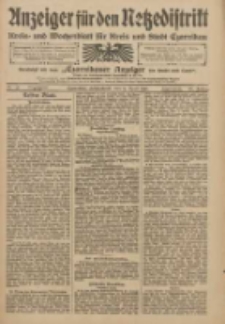 Anzeiger für den Netzedistrikt Kreis- und Wochenblatt für Kreis und Stadt Czarnikau 1910.04.09 Jg.58 Nr43