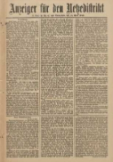 Anzeiger für den Netzedistrikt Kreis- und Wochenblatt für Kreis und Stadt Czarnikau 1910.04.16 Jg.58 Nr46
