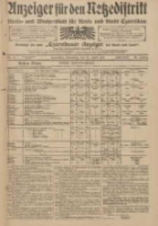 Anzeiger für den Netzedistrikt Kreis- und Wochenblatt für Kreis und Stadt Czarnikau 1910.04.19 Jg.58 Nr47