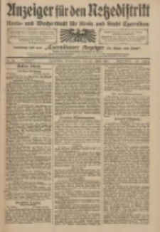 Anzeiger für den Netzedistrikt Kreis- und Wochenblatt für Kreis und Stadt Czarnikau 1910.04.23 Jg.58 Nr49
