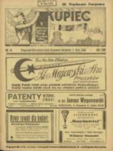 Kupiec: najstarszy tygodnik kupiecko - przemysłowy w Polsce 1930.05.03 R.24 Nr18