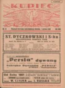Kupiec: najstarszy tygodnik kupiecko - przemysłowy w Polsce 1930.06.07 R.24 Nr23