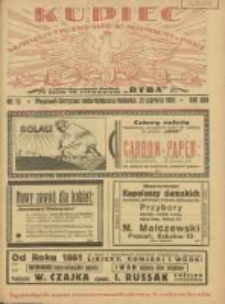 Kupiec: najstarszy tygodnik kupiecko - przemysłowy w Polsce 1930.06.21 R.24 Nr25