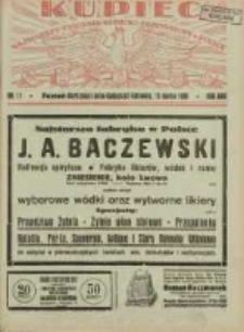 Kupiec: najstarszy tygodnik kupiecko - przemysłowy w Polsce 1930.03.15 R.24 Nr11
