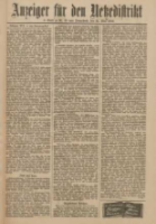 Anzeiger für den Netzedistrikt Kreis- und Wochenblatt für Kreis und Stadt Czarnikau 1910.05.21 Jg.58 Nr60