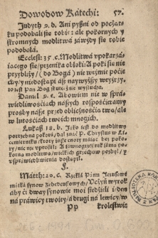 Skarbnica Biblijey świętey. W którą zniesione są z Pisma oboiego Testamentu cżelnieysze a krotsze dowody, głownieyszych Chrześcijańskich nauk: zamknionych Catechismem do tego tu naprzód położonym [...]