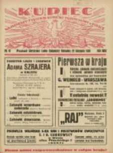 Kupiec: najstarszy tygodnik kupiecko - przemysłowy w Polsce 1930.11.22 R.24 Nr47