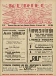 Kupiec: najstarszy tygodnik kupiecko - przemysłowy w Polsce 1930.11.22 R.24 Nr47