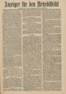 Anzeiger für den Netzedistrikt Kreis- und Wochenblatt für Kreis und Stadt Czarnikau 1910.06.18 Jg.58 Nr73