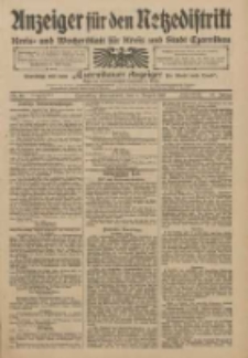 Anzeiger für den Netzedistrikt Kreis- und Wochenblatt für Kreis und Stadt Czarnikau 1910.08.06 Jg.58 Nr93
